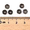 Brass Rhinestone Spacer Beads X-RB-A014-L6mm-01B-2