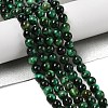 Grade AB Natural Tiger Eye Beads Strands X-G-B133-A02-6MM-02-2