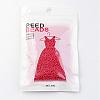 12/0 1.5~2mm Baking Paint Glass Seed Beads Loose Spacer Beads X-SEED-S001-K20-3