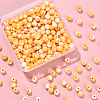 300Pcs Opaque Acrylic Beads SACR-YW0001-89F-1