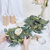 Spun Silk Cloth with PE Plastic Garland for Candle AJEW-WH0314-804A-3