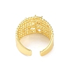 Brass Cuff Finger Rings RJEW-H227-02G-01-3