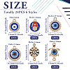 DIY Evil Eye Jewelry Making Finding Kit FIND-TA0002-62-3