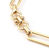 Brass Link Chain Bracelets BJEW-JB06016-2