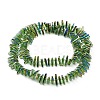 Electroplate Transparent Glass Beads Strands EGLA-R114-01C-2