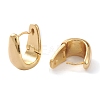 Brass Huggie Hoop Earrings EJEW-A056-37G-2