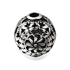 Engraved 304 Stainless Steel Beads STAS-H263-17AS-2