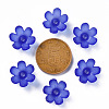 Frosted Acrylic Bead Caps MACR-S371-07A-751-3