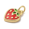 Rack Plating Brass Enamel Charms X-KK-B092-25G-2