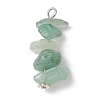13Pcs Natural Mixed Gemstone Pendants X1-PALLOY-JF02145-02-2