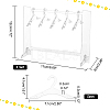 Acrylic Earring Display Stands EDIS-PH0001-43B-2