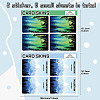 Rectangle PVC Plastic Waterproof Card Stickers Kit DIY-WH0539-001-2