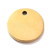 Vacuum Plating 304 Stainless Steel Charms STAS-B023-01G-3