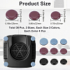 36Pcs 9 Styles Teflon & Rubber & EVA & Oil Glue Self-adhesive Furniture Protection Pads AJEW-CN0002-92-2