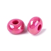 Opaque Acrylic European Beads OACR-E033-19I-2