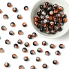 100Pcs Crackle Glass Beads CCG-YW0001-19A-02-1