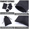 16Pcs 4 Styles Polyester Imitation Burlap Packing Pouches Drawstring Bags ABAG-BBC0001-01A-6