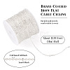 Brass Coated Iron Flat Cable Chains CH-TAC0007-02S-4