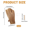 Bust Wooden Display Stands for Necklaces ODIS-WH0331-54-2