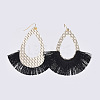 (Jewelry Parties Factory Sale)PU Leather Dangle Earrings EJEW-JE03605-05-2