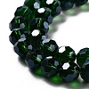 Electroplate Transparent Glass Beads Strands X-EGLA-A035-T10mm-A10-3
