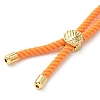 Cotton Cord Bracelet Making KK-F758-03-03-G-3