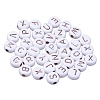 Opaque White Acrylic Beads sgMACR-SZ0001-11-1