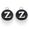 Platinum Plated Alloy Charms X-ENAM-S118-02Z-P-1