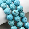 Natural Magnesite Beads Strands G-P598-E-12mm-05-1