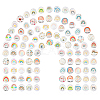 120Pcs Glass Cabochons GGLA-PH0001-25-8