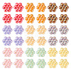 90Pcs 9 Colors Opaque Acrylic European Beads SACR-TA0001-30-1