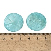 Spray Painted Natural Capiz Shell Pendants SHEL-C010-12C-3