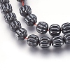 Non-magnetic Synthetic Hematite Bead Strands G-I208-04-A-2