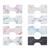 240Pcs 8 Colors Paper Necklace Display Cards CDIS-TA0001-14-1