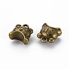 Tibetan Style Alloy Charms TIBEP-N010-013AB-RS-2