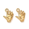 304 Stainless Steel Charms SA-CBAE5AC-01G-1