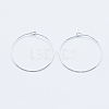 Long-Lasting Plated Brass Hoop Earrings Findings LS-KK-K204-179P-NF-1