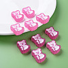 Transparent Acrylic Beads MACR-S374-07B-02-6