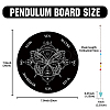 CREATCABIN 1Pc Chakra Gemstones Dowsing Pendulum Pendants FIND-CN0001-15L-2