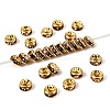 Brass Grade A Rhinestone Spacer Beads RSB034NF-05G-1