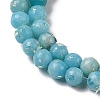 Assembled Natural Dolomite and Synthetic Opal Beads Strands G-Q017-G06-01A-1-5