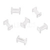 6Pcs 925 Sterling Silver Hollow Initial Beads STER-TA0001-53I-2