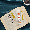 Globleland 1 Set Christmas & Halloween Theme Acrylic Bookmarks DIY-GL0004-42A-5