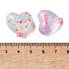 Transparent Printed Acrylic Beads AC-CBA6251-02-3