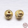 Fancy Cut Round 925 Sterling Silver Spacers Beads STER-M103-07-6mm-G-3