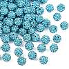 Pave Disco Ball Beads RB-H258-8MM-202-1