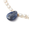 Pearl Beaded Necklace NJEW-JN03548-04-4