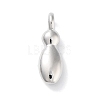 Rack Plating Brass Balloon Letter Pendants KK-C050-01P-I-1
