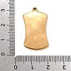304 Stainless Steel Enamel Pendants CU-CBADA55-01G-3