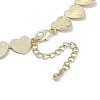 Brass Link Chain Necklaxes for Women NJEW-F475-04G-01-3